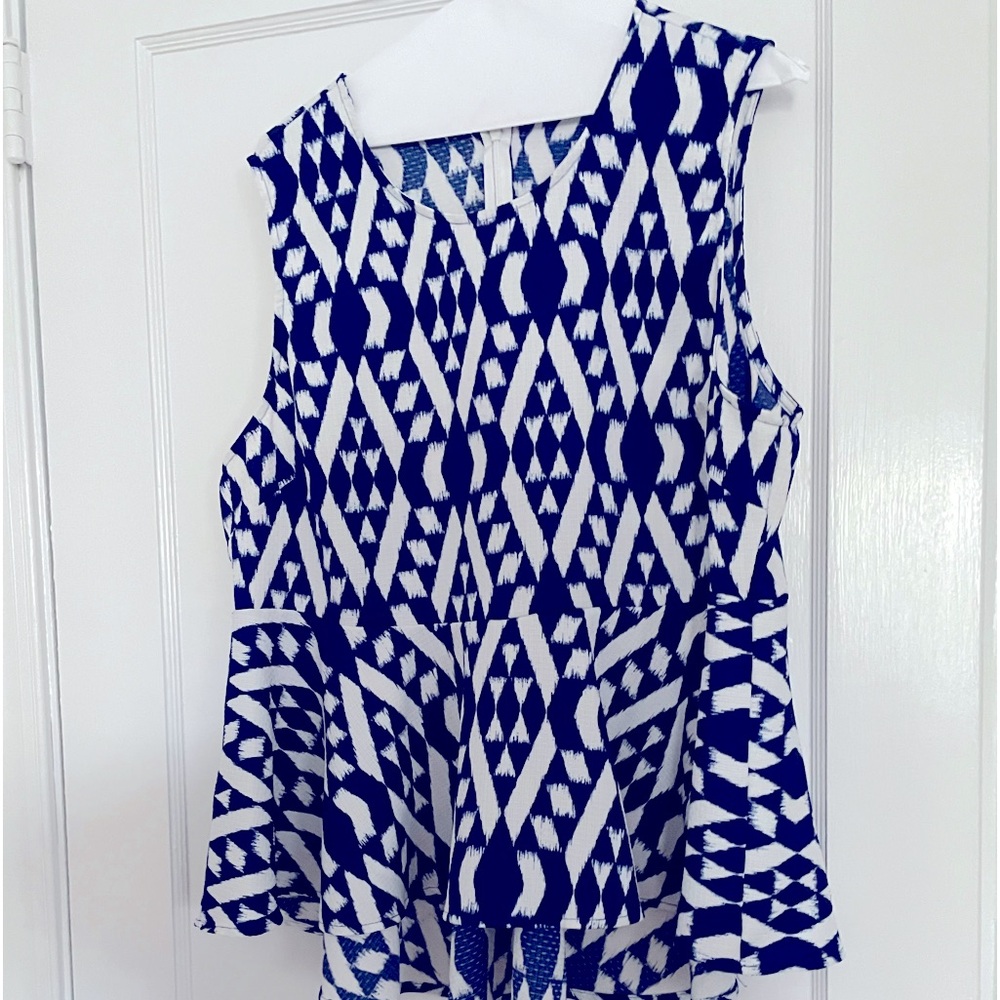 Navy and white top-cute for spring